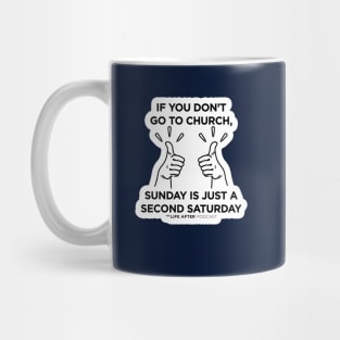 Second Saturday | Navy Items Mug